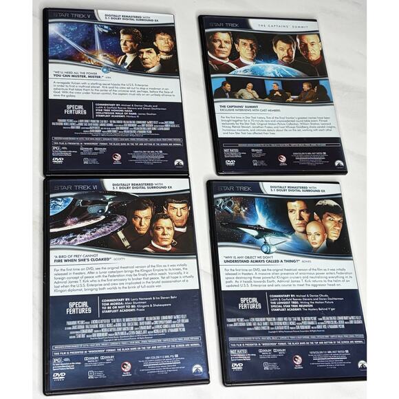 Star Trek Original Motion Picture Collection DVDS I-VI, & Captain's Summit - Picture 5 of 10